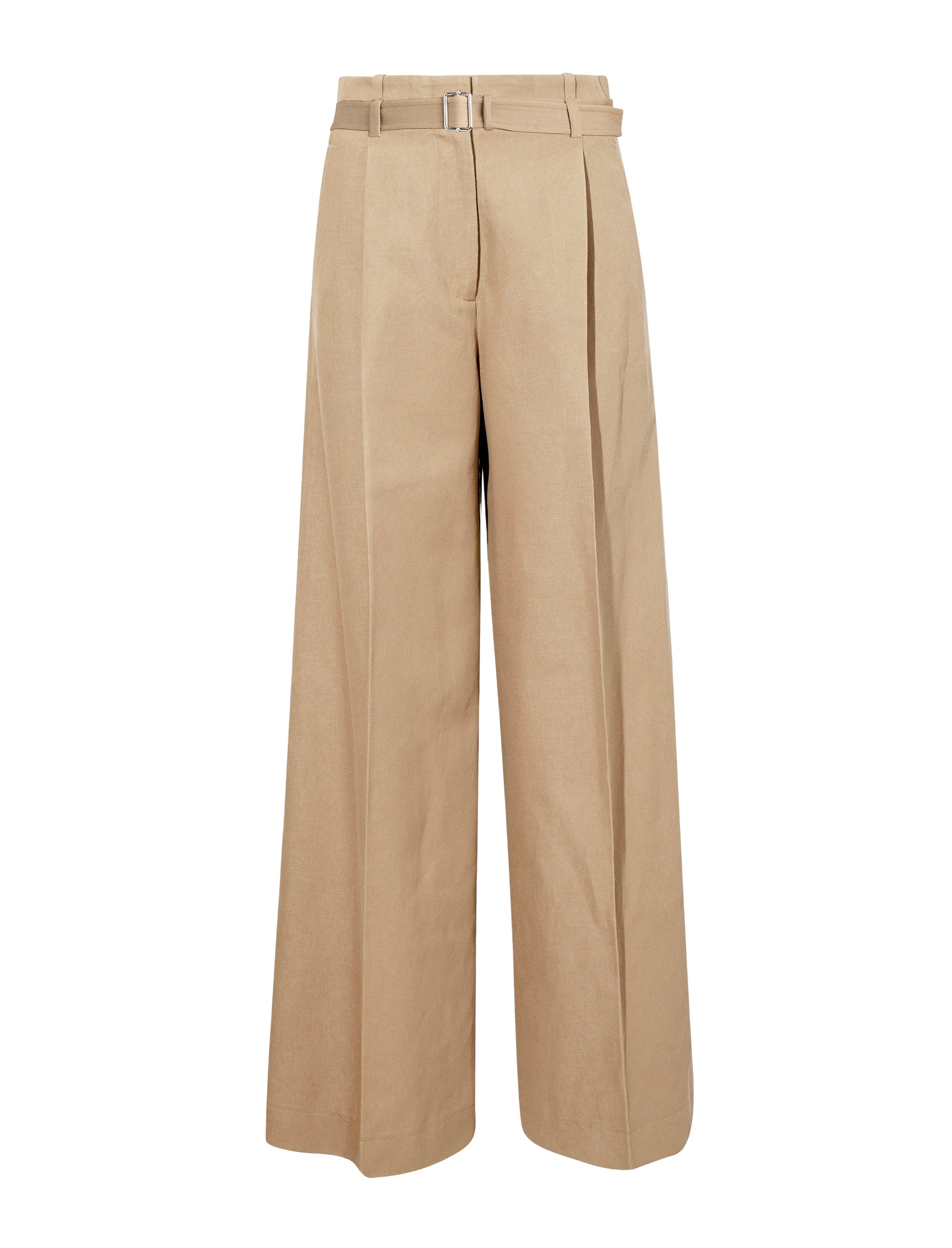 Pantalon évasé Dana ceinturé - Hazelnut