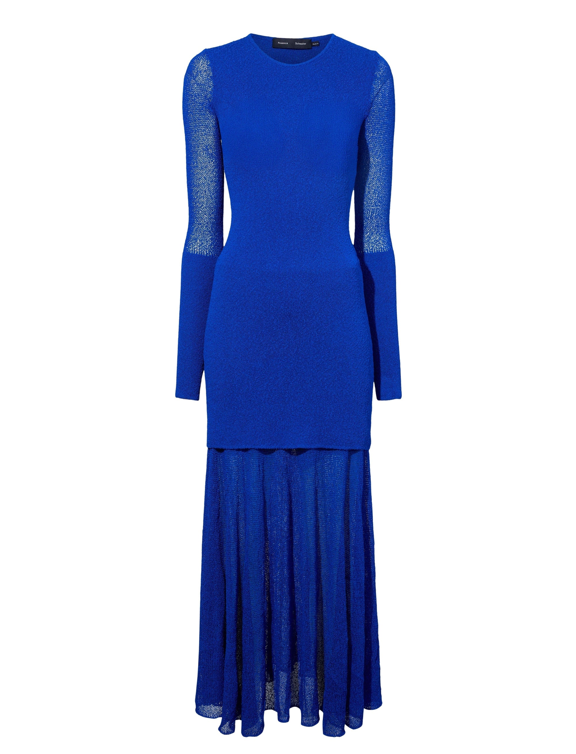 Robe tricotée Anita en maille - Bright Blue