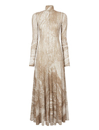 Robe Gemma en jersey de tulle imprimé - Wood