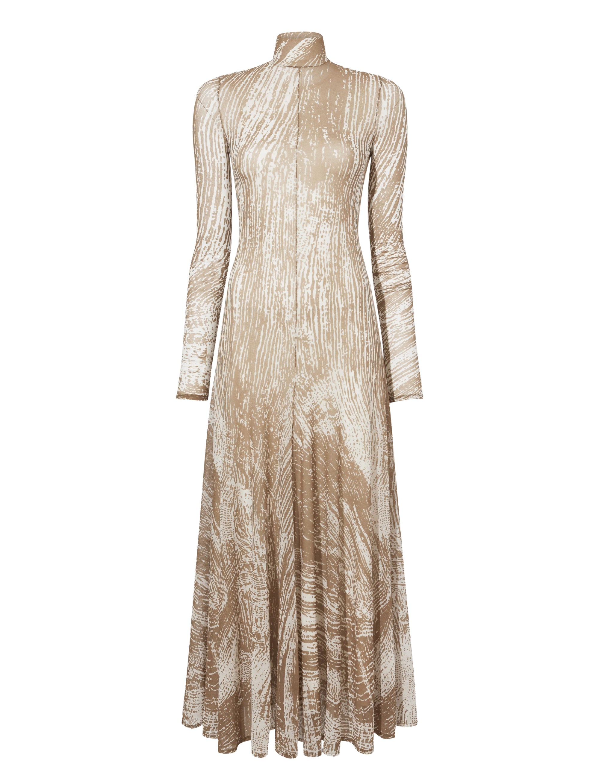 Robe Gemma en jersey de tulle imprimé - Wood