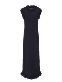 Textured wool Toni dress - Black
