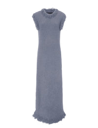 Robe Toni texturée en laine - Ash Grey