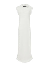 Robe Toni texturée en laine - Ivory