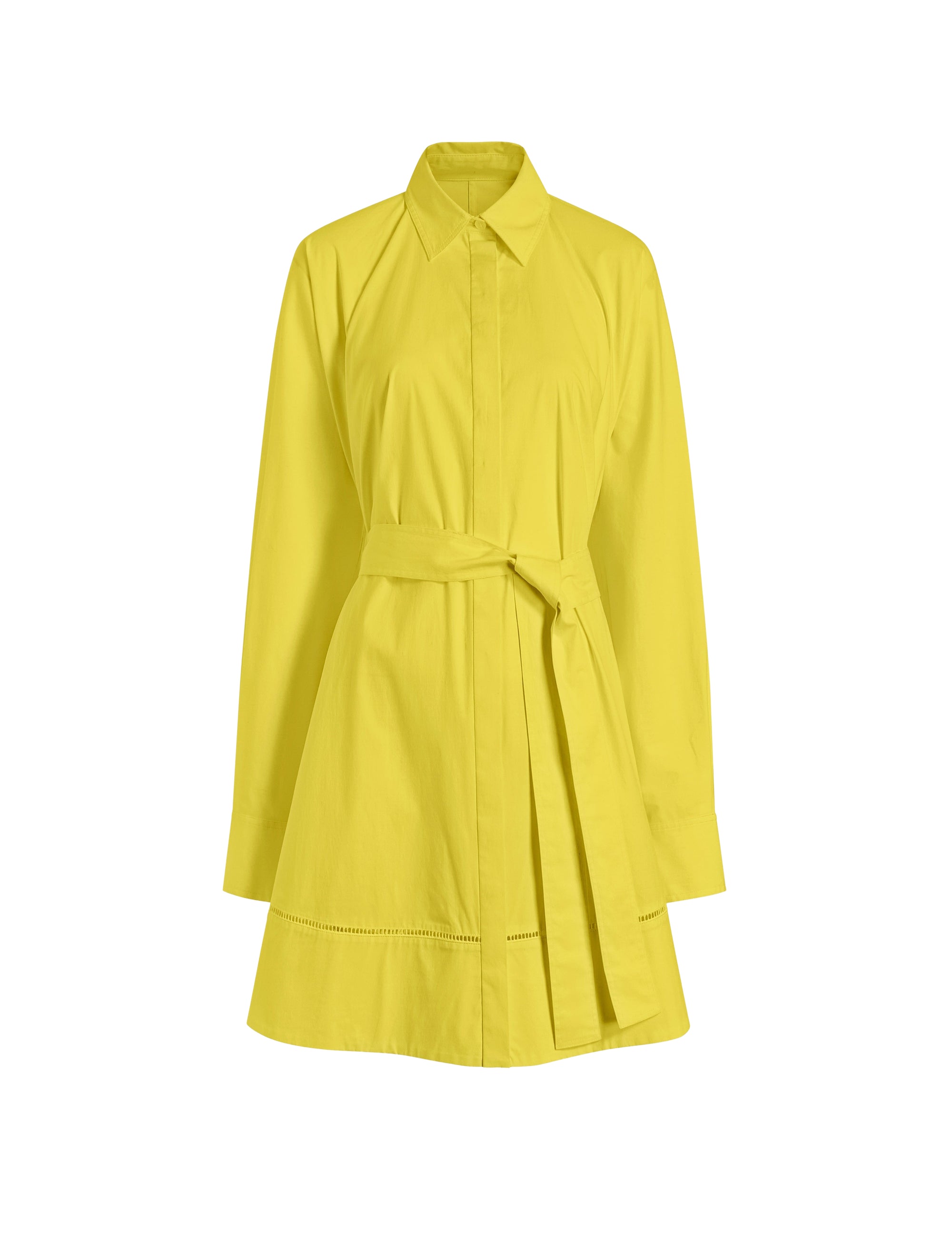 Robe Sammy en popeline de coton - Yellow