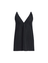 Mitchell flared tank top - Black