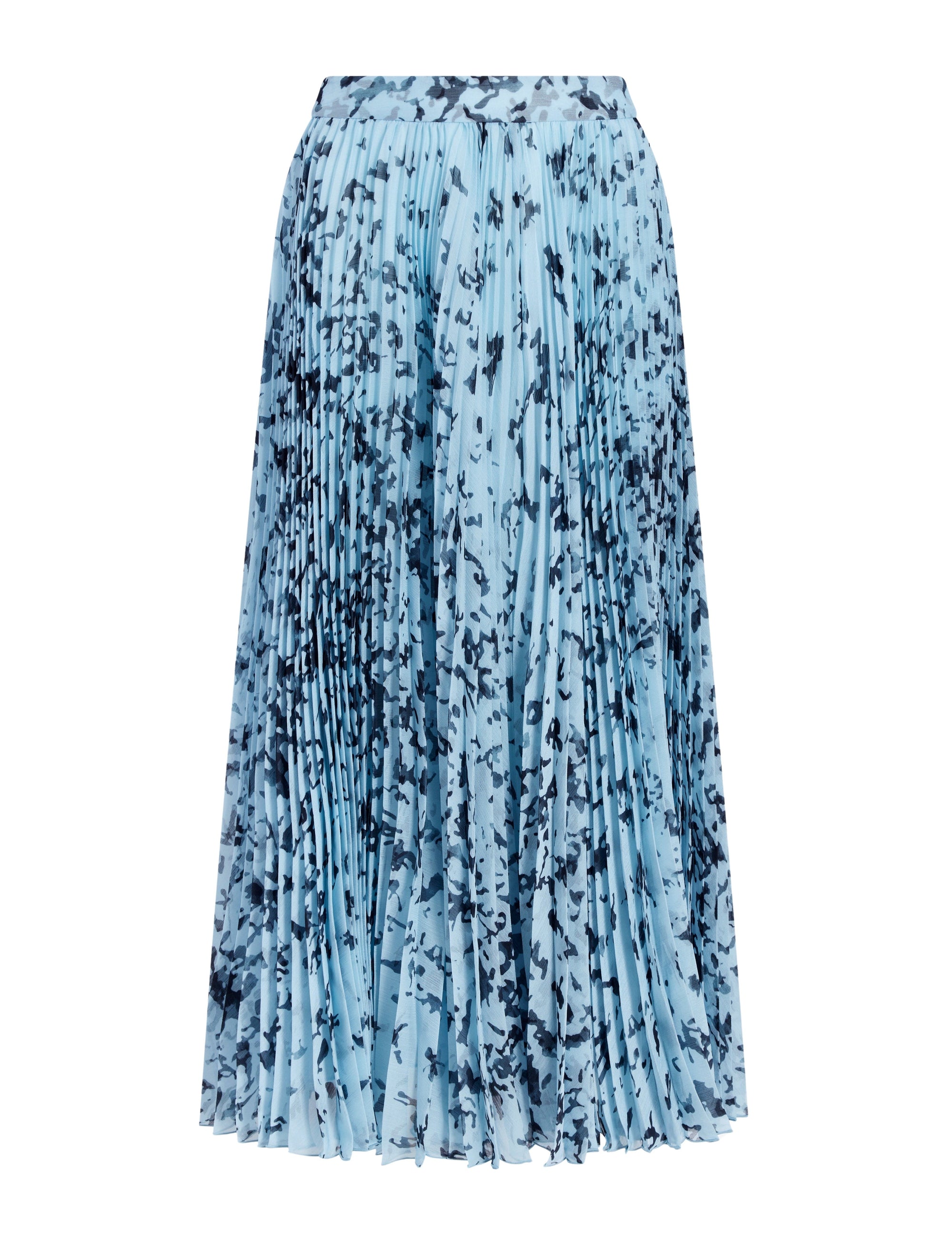 Printed Cecily midi skirt - Sky Blue Multicolor