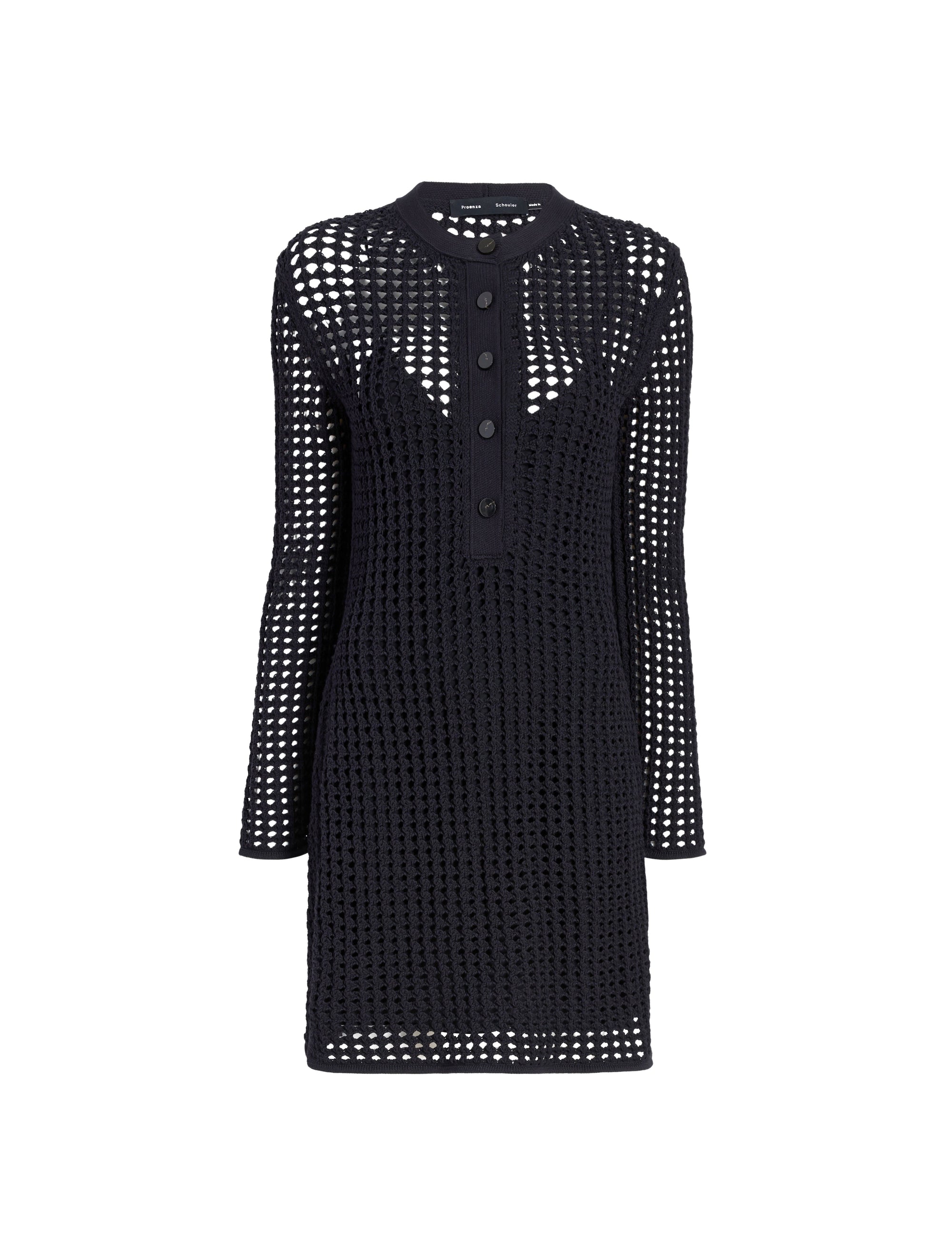 Robe Micah en crochet - Black