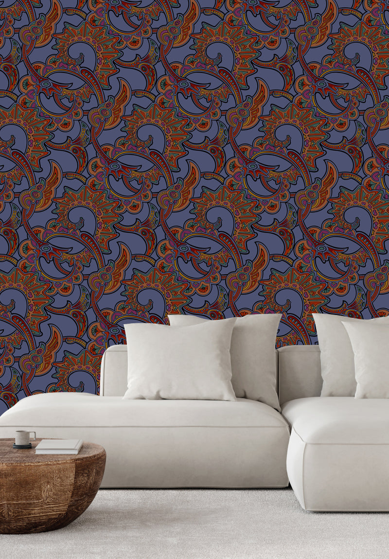 Rouleau Charlotte - Bleu & nuit
