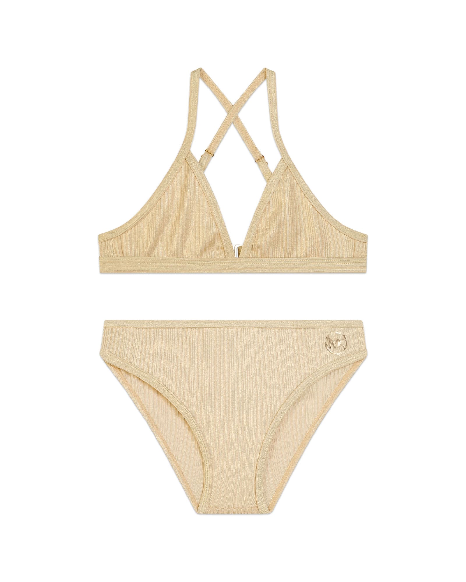Maillot de bain 2 pieces - Doré Clair