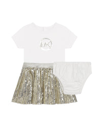 Robe fantaisie en coton - Off White