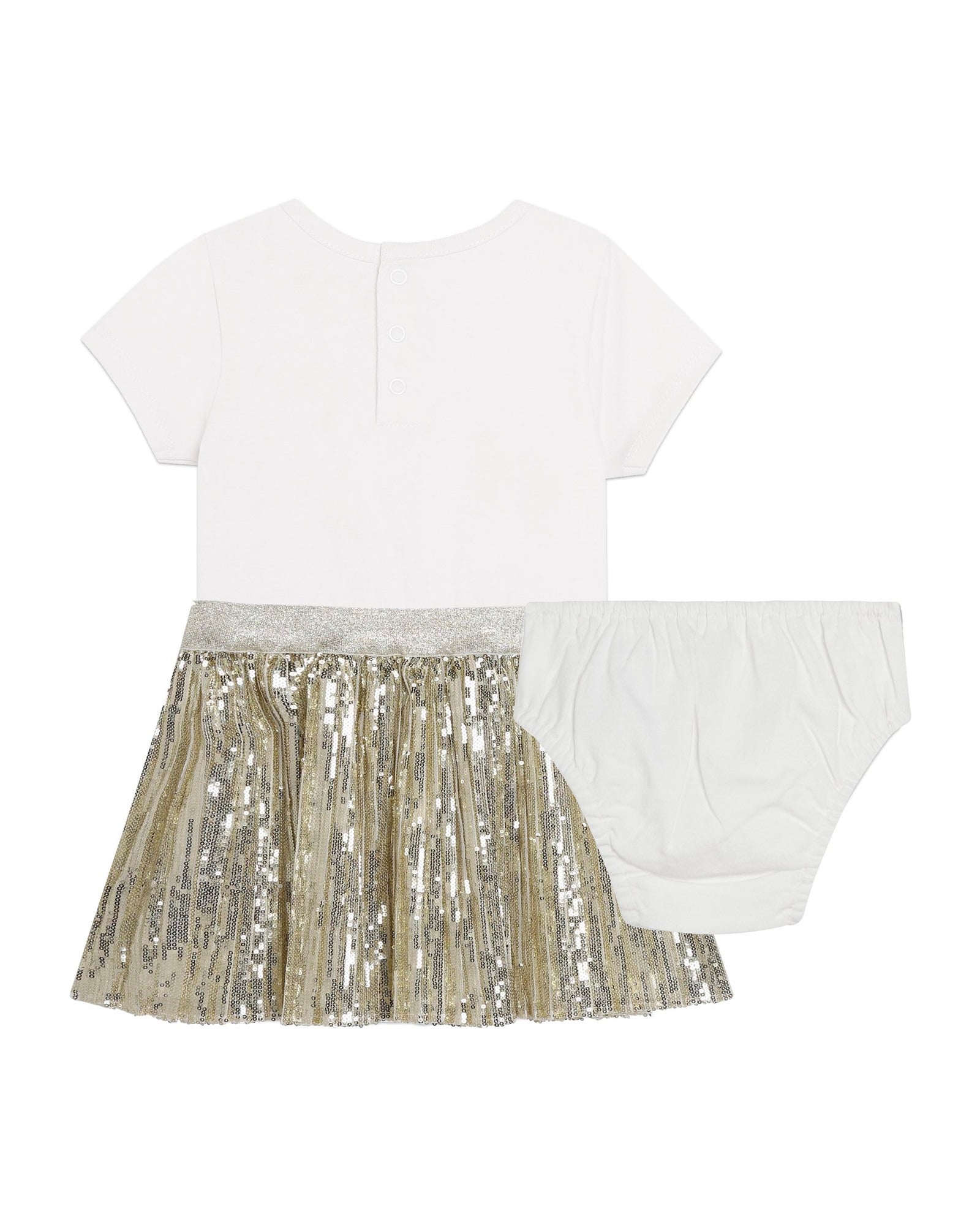 Robe fantaisie en coton - Off White