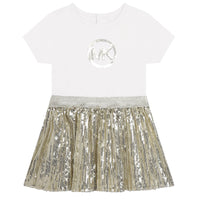 Robe fantaisie en coton - Off White