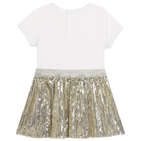 Robe fantaisie en coton - Off White