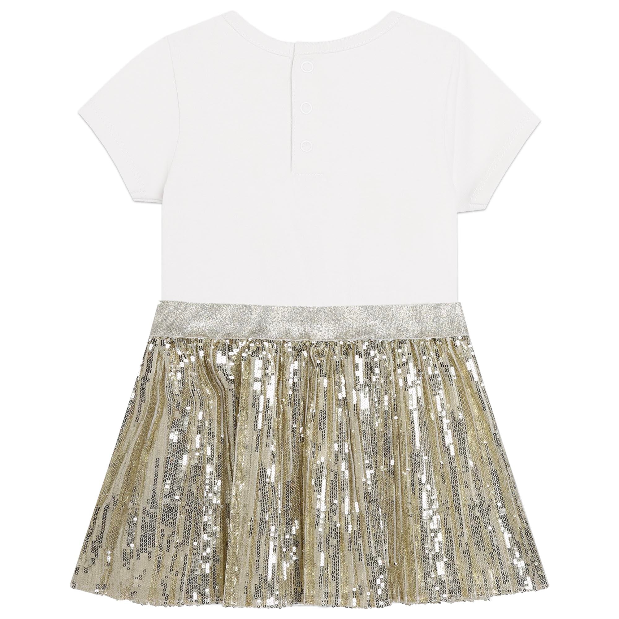 Robe fantaisie en coton - Off White