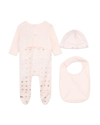 Ensemble pyjama bonnet en coton - Rosee du Matin