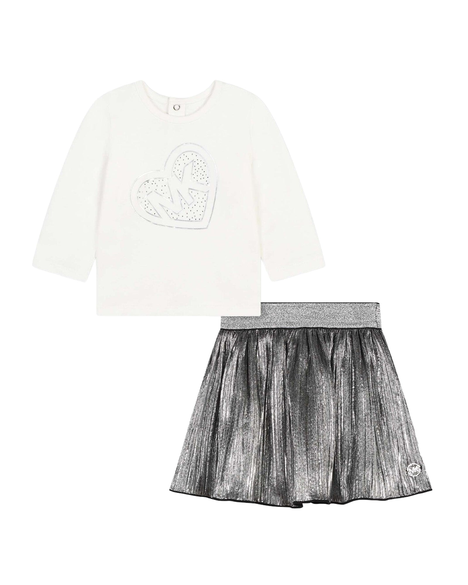 Cotton baby set - Silver