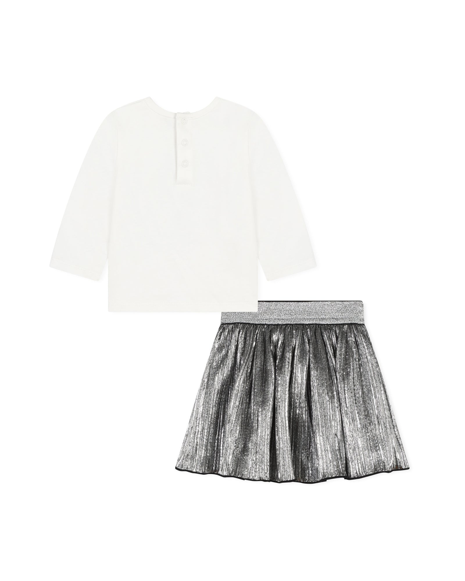 Cotton baby set - Silver