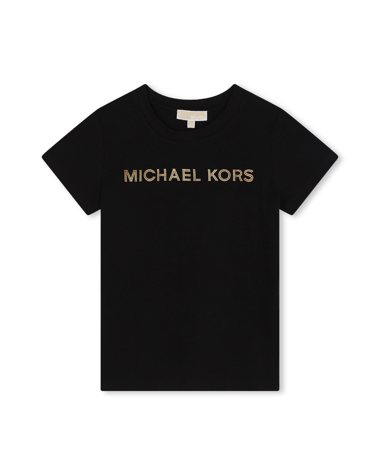 Short-sleeved cotton T-shirt - Black
