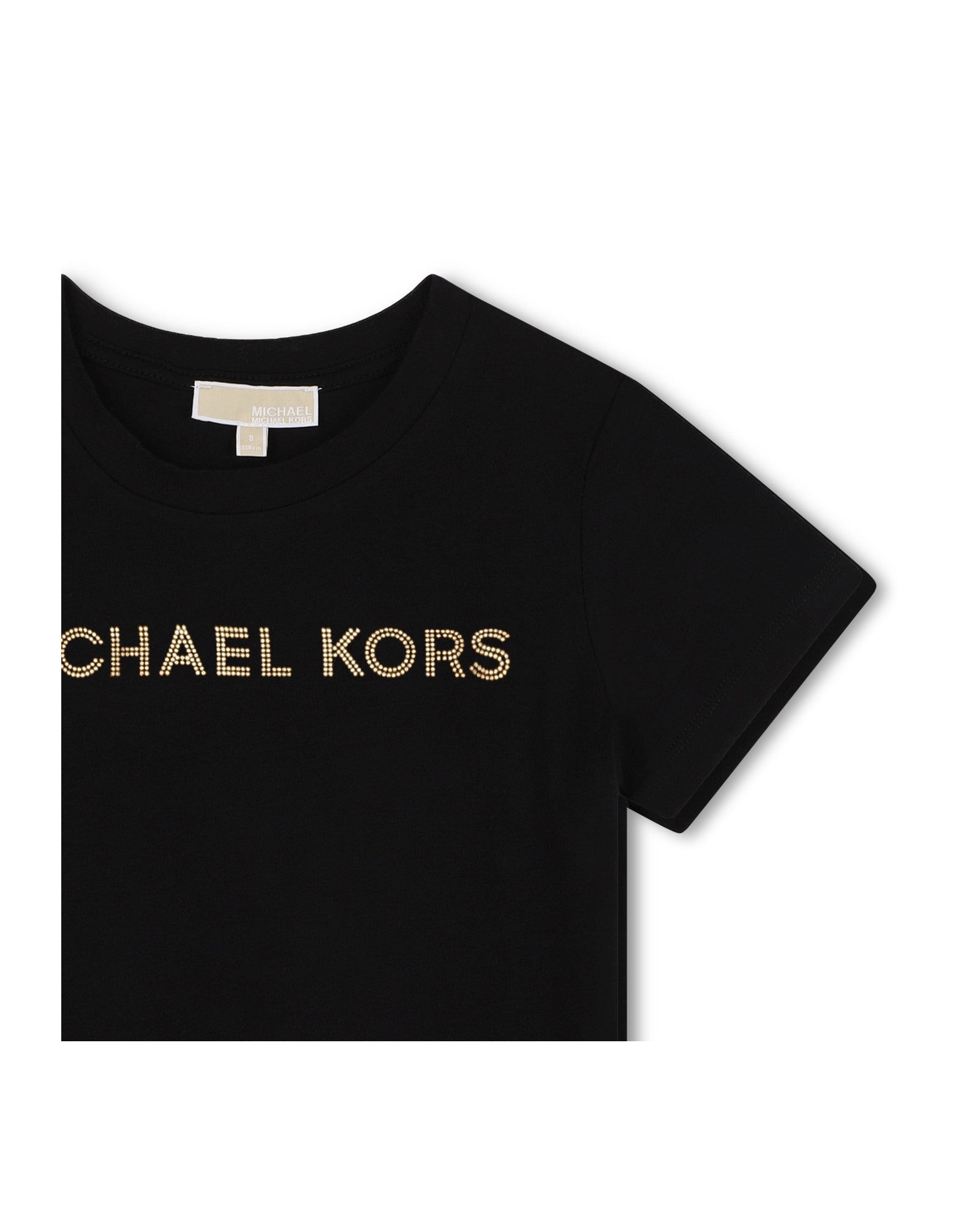 Short-sleeved cotton T-shirt - Black