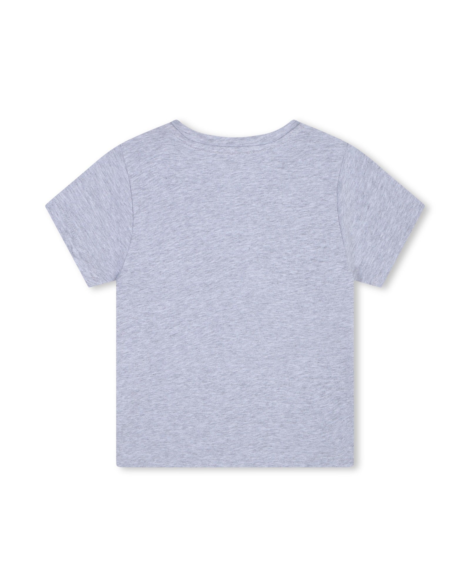 Short-sleeved cotton T-shirt - Mottled Grey