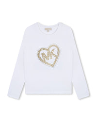 Long-sleeved cotton T-shirt - Off White