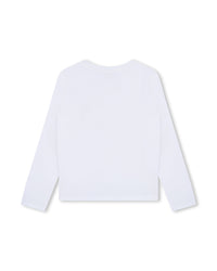 Long-sleeved cotton T-shirt - Off White