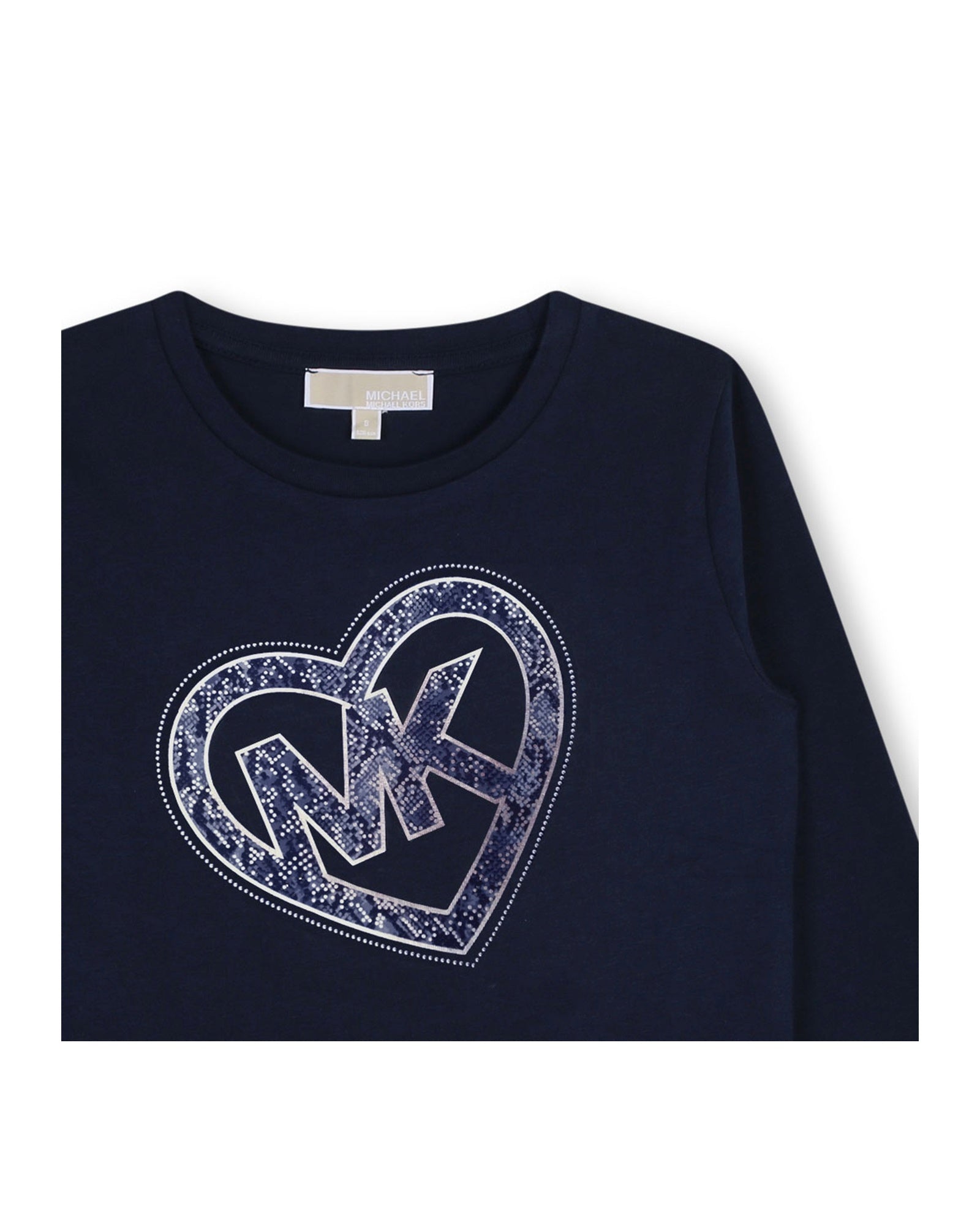 T-shirt manches longues en coton - Bleu Cargo