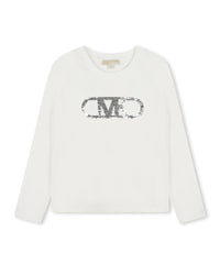 T-shirt manches longues en coton - Off White