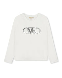 T-shirt manches longues en coton - Off White