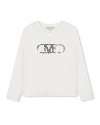 Long-sleeved cotton T-shirt - Off White