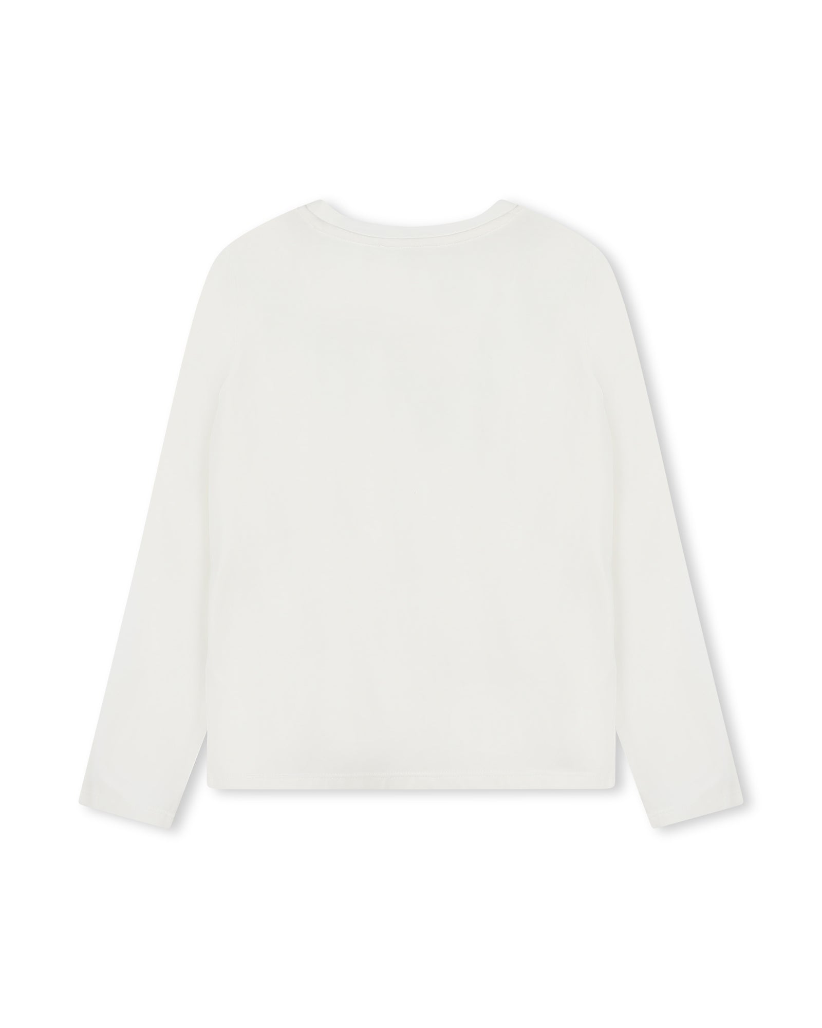 Long-sleeved cotton T-shirt - Off White