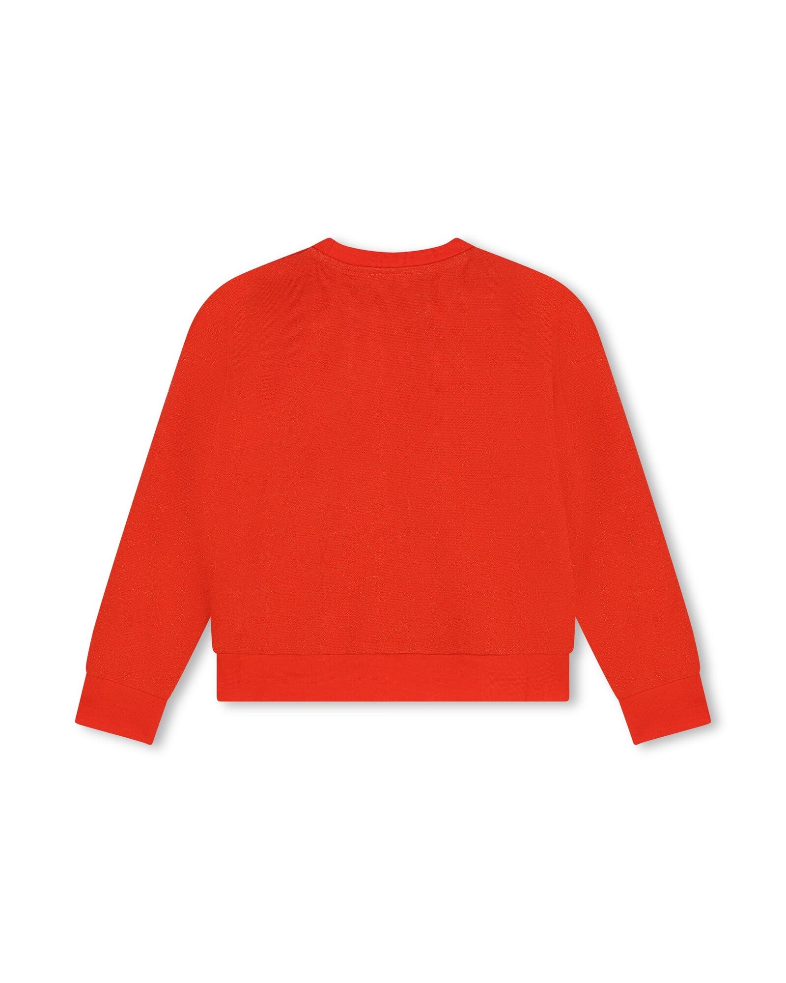 Round-neck sweatshirt - Chile Red