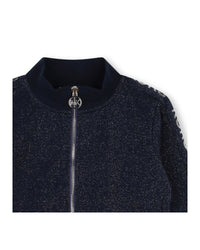 Cotton cardigan - Cargo Blue