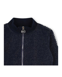 Cardigan en coton - Bleu Cargo