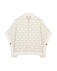 Cape avec logo en tricot - Riz