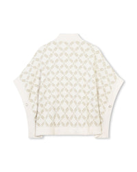 Cape avec logo en tricot - Riz