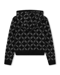 Cardigan A Capuche - Black