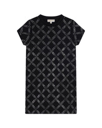 Robe droite avec logo - Black