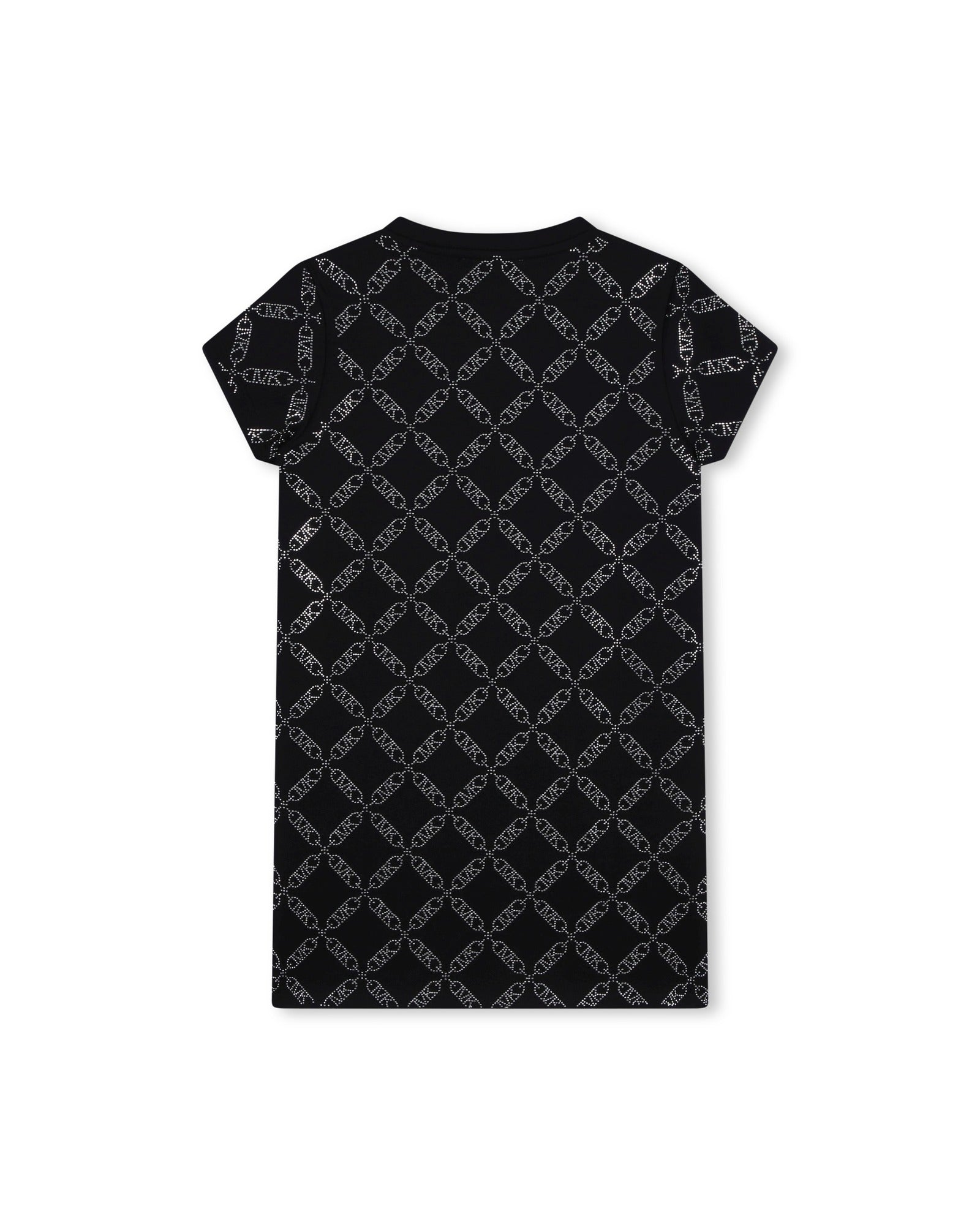 Shift dress with logo - Black