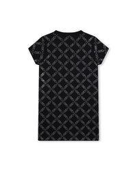 Robe droite avec logo - Black
