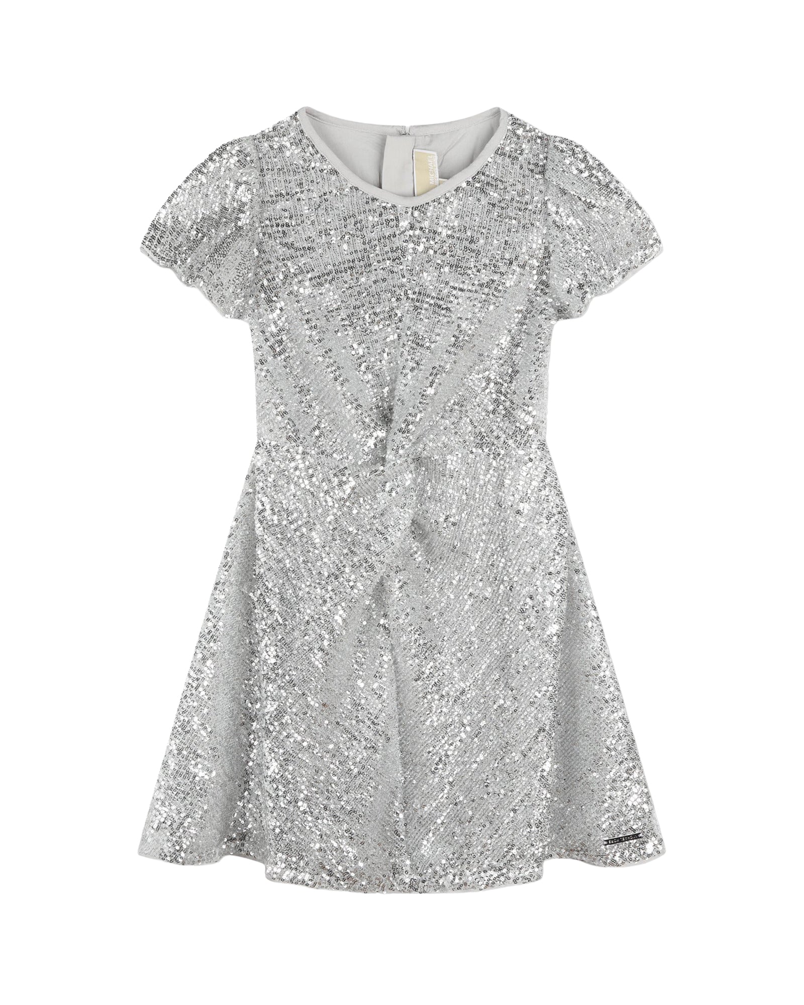 Short sequinned dress – Silver