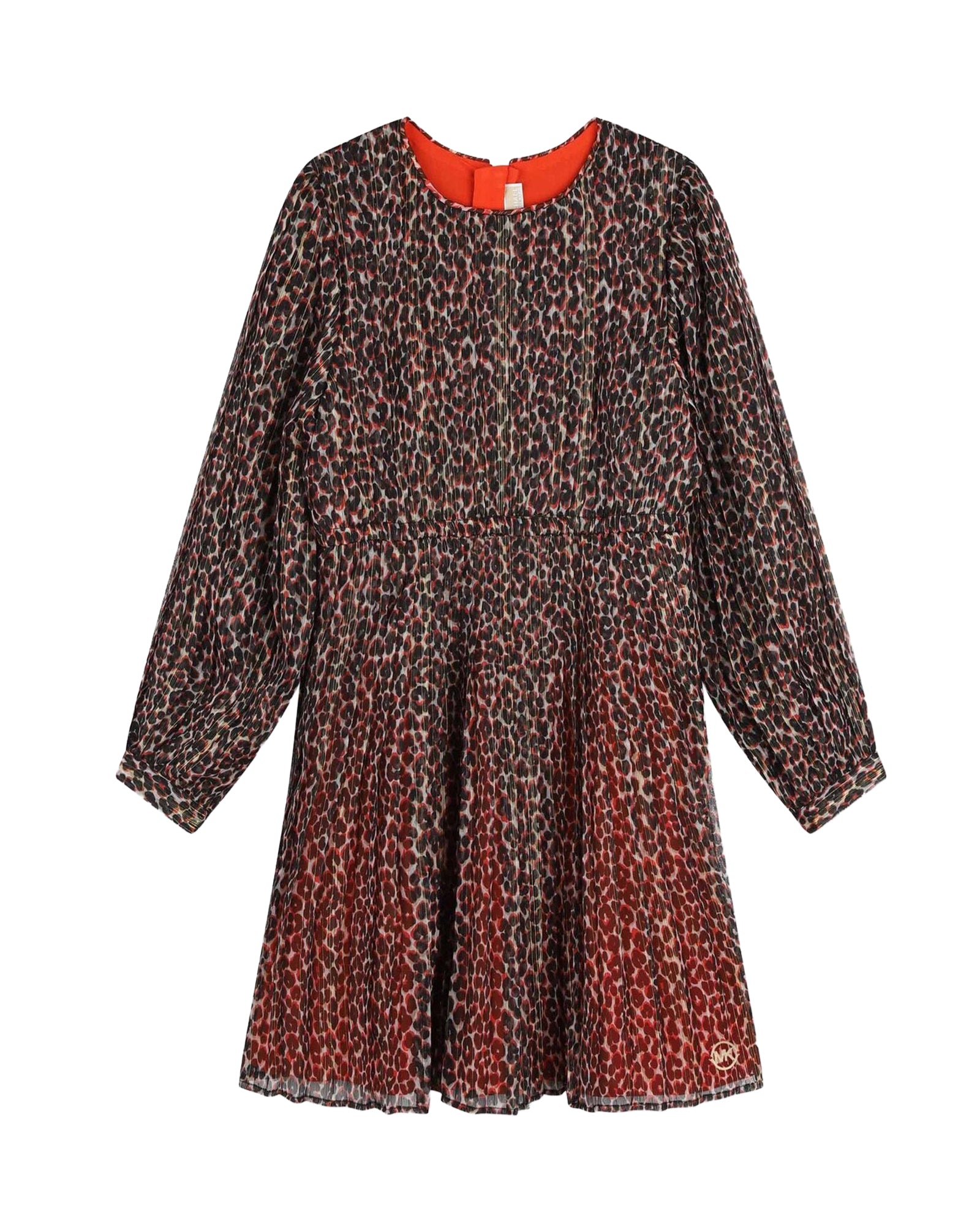 Robe plissée et imprimée - Chile Red