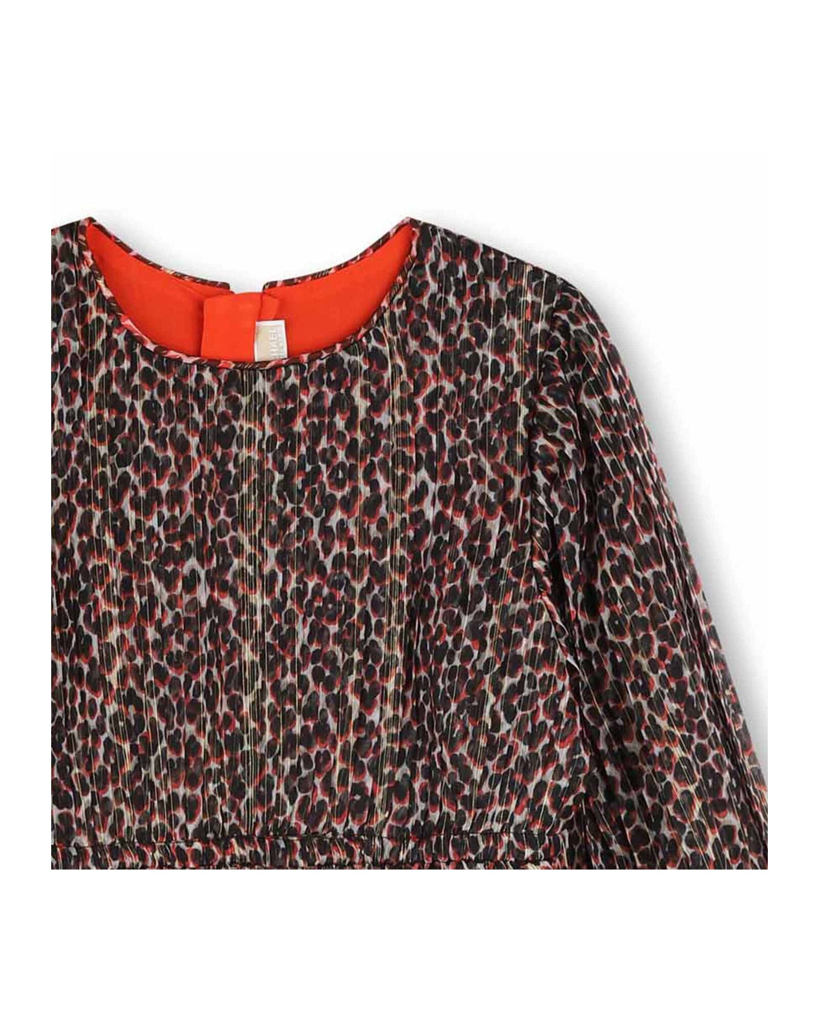 Robe plissée et imprimée - Chile Red