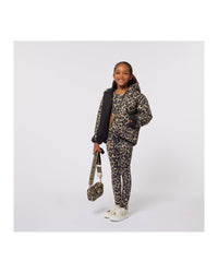 Legging avec logo - Beige Noir