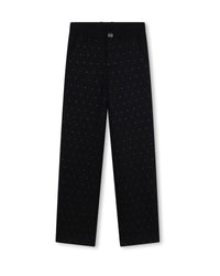 Pantalon large avec logo - Black