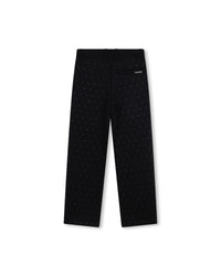 Pantalon large avec logo - Black