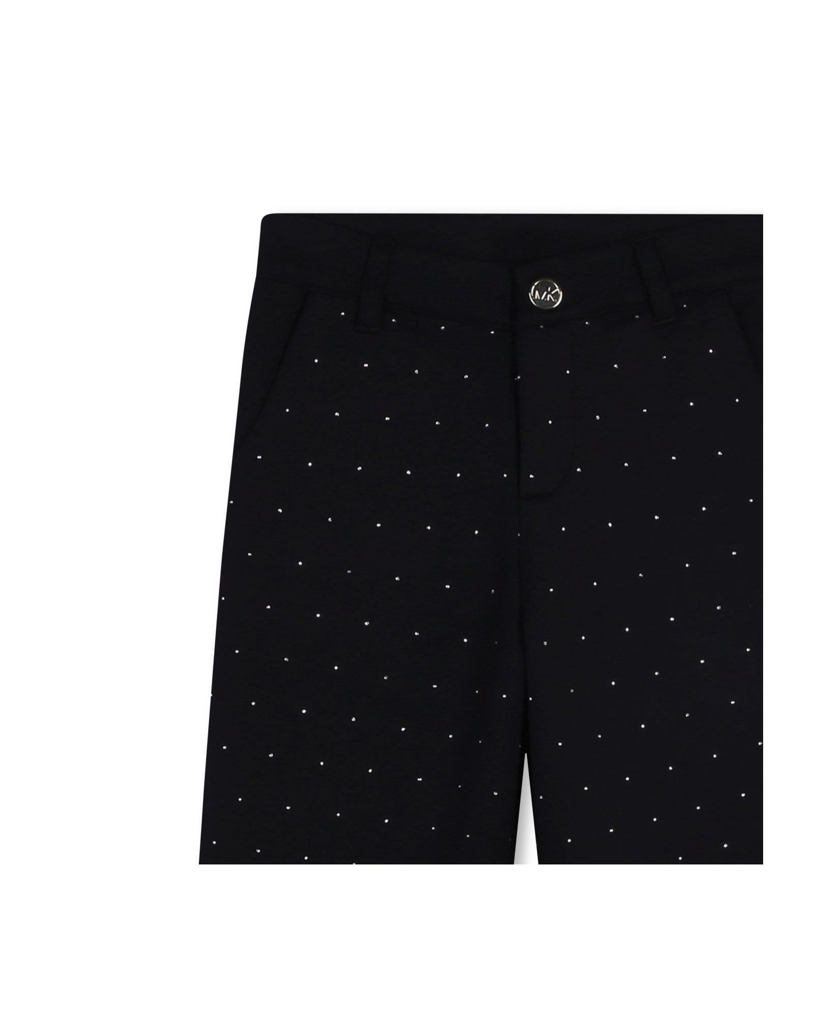 Wide leg trousers with logo - Black