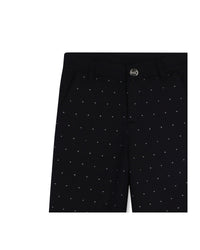 Pantalon large avec logo - Black