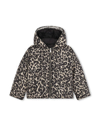 Reversible down jacket - Beige Black