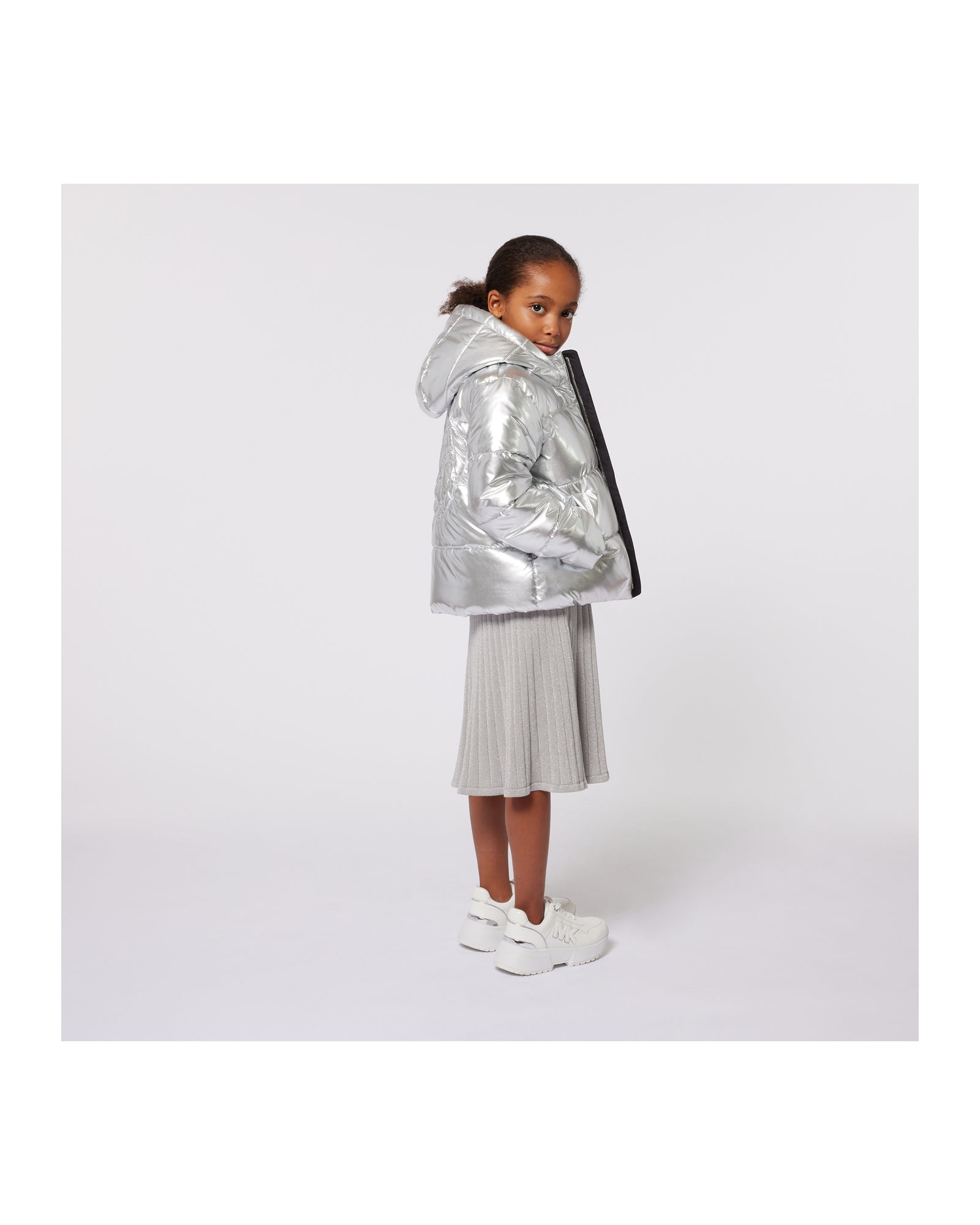 Hooded jacket - Silver